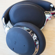 They fold! You can see the touch control on the over-ear cup, but it is a fingerprint magnet.